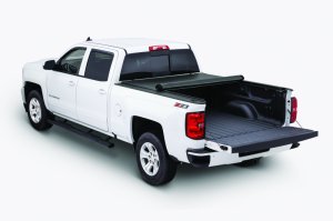 Ford F-250 Super Duty Tonneau Cover - Tonno Pro - Lo-Roll - Black - `17-`22